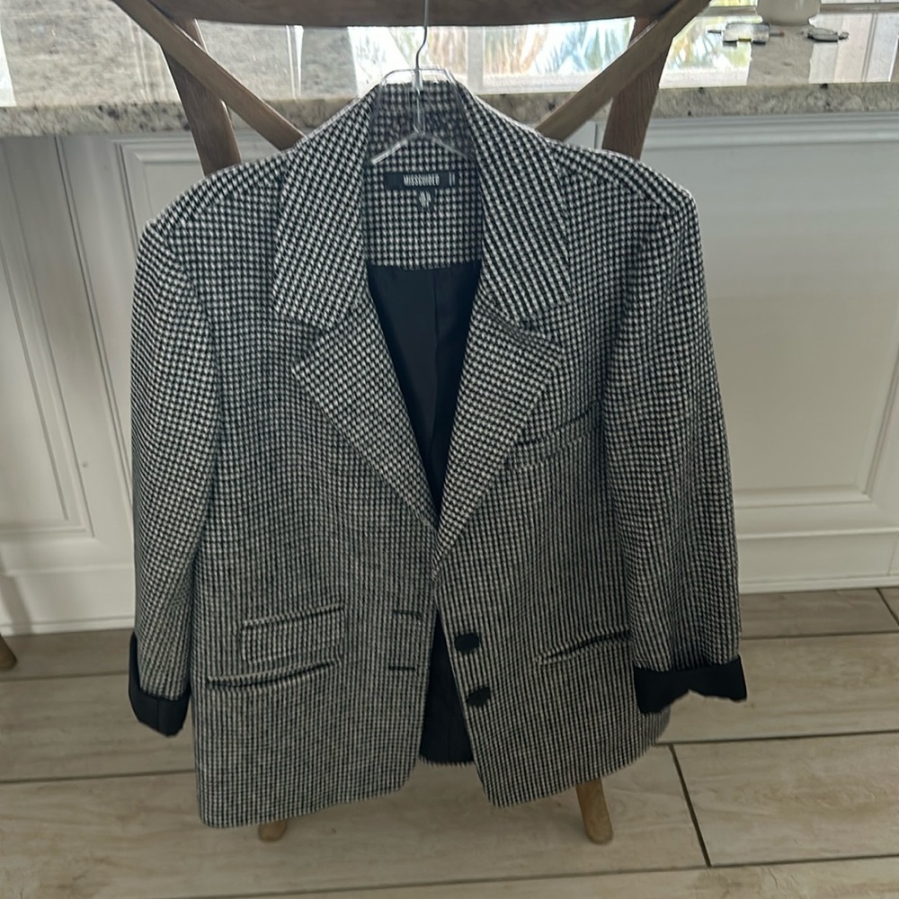 Houndstooth Blazer